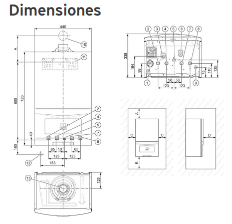 Caldera Baxi Cubic 24 Instalación básica incluida - Imagen 2