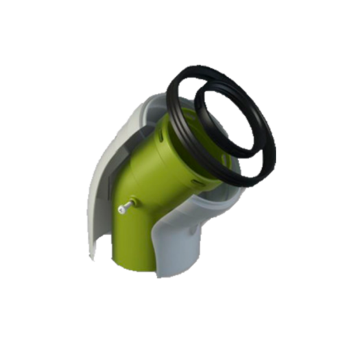 Codo 45º Salida de gases caldera condensación