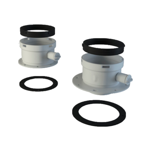 Salida de gases de doble flujo para caldera